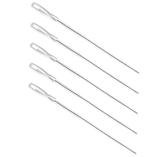 Gatuida 5st Abflussreinigungsstab Reinigungsmittel Waschbecken Stecker Haarablauffänger Abflussrohr Verstopfen Verstopfungsentferner Für Schlangenabflüsse Reiniger Gel Weiß Eisendraht von Gatuida