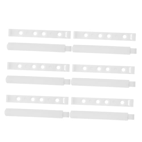 Gatuida 6 Stück Dämpferpuffer für Schranktüren mit Push to open Funktion Geräuschloser Soft close Mechanismus Passend für Küchen Kleiderschränke Robuste Kunststoff qualität Einfache von Gatuida