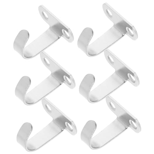 Gatuida 6 Stück Deckenhaken aus Edelstahl Schraubbar Schwerlast Metallhaken für Vogelhaus Pflanzenlampe Blumentopf Laterne Licht Dekoration Wand Deckenmontage von Gatuida