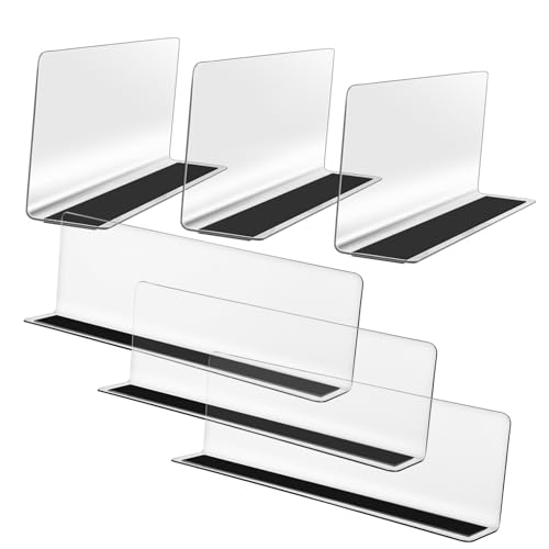 Gatuida 6 Stück PVC Regaltrenner mit Magnetbefestigung Transparente Förmige Trennwände aus Robustem PVC für Supermarktregale und Einzelhandel Stabile Seitenleitbleche zur Optimalen Gatuida 6 Stück PVC Regaltrenner mit Magnetbefestigung Transparente Förmige Trennwände aus Robustem PVC für Supermarktregale und Einzelhandel Stabile Seitenleitbleche zur Optimalen von Gatuida