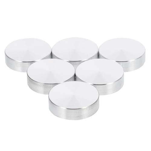 Gatuida 6 Stück Runde Aluminiumplatten Silberfarbene Metallscheiben für Tischplatten Einfache Langlebig Rostfrei für Couchtisch Esszimmertisch Schreibtisch Gatuida 6 Stück Runde Aluminiumplatten Silberfarbene Metallscheiben für Tischplatten Einfache Langlebig Rostfrei für Couchtisch Esszimmertisch Schreibtisch von Gatuida