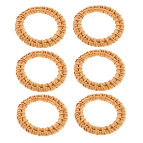 Gatuida 6 Stück Rustikale Napkin Rings aus Rattan Handgewebte Holz Serviettenringe als Napkin Decor Accessory für Valentinstag Hochzeit Dinner und Festliche Tischdeko Gatuida 6 Stück Rustikale Napkin Rings aus Rattan Handgewebte Holz Serviettenringe als Napkin Decor Accessory für Valentinstag Hochzeit Dinner und Festliche Tischdeko von Gatuida
