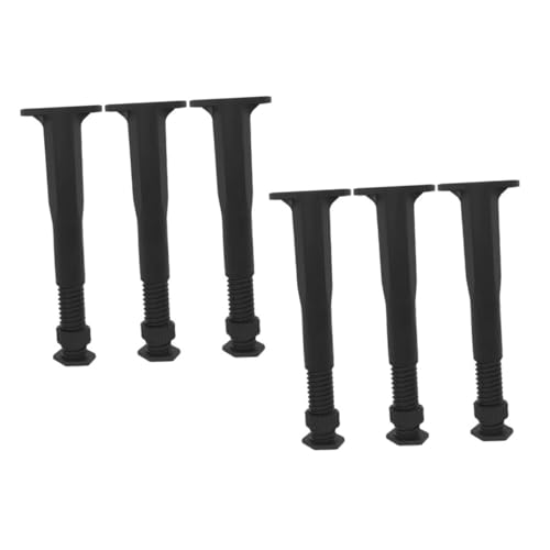 Gatuida Verstellbare Möbelbeine Für Bettrahmen 6 Stück T-förmige Stützfüße Robuster Stahl Für Tisch-/Sofa-verlängerung Gatuida Verstellbare Möbelbeine Für Bettrahmen 6 Stück T-förmige Stützfüße Robuster Stahl Für Tisch-/Sofa-verlängerung von Gatuida
