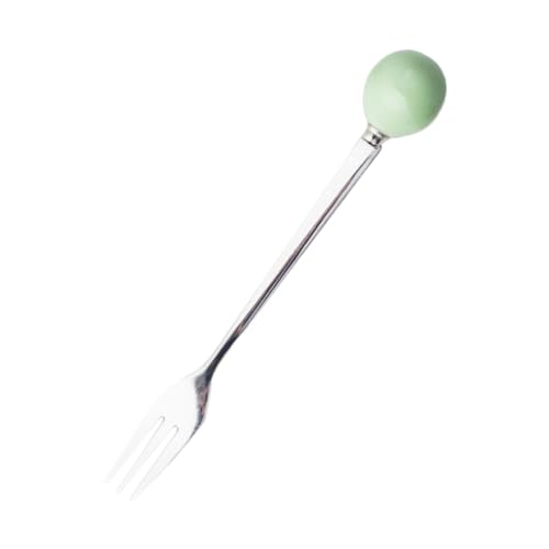 Gatuida 6 Stück Teiliges Dessertgabeln mit Keramikgriff Mini Kuchengabeln Ergonomisch Leicht für Kaffee Eiscreme und Kuchen Hellgrün für Zuhause und Partys Gatuida 6 Stück Teiliges Dessertgabeln mit Keramikgriff Mini Kuchengabeln Ergonomisch Leicht für Kaffee Eiscreme und Kuchen Hellgrün für Zuhause und Partys von Gatuida