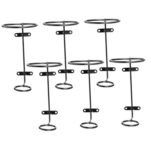 Gatuida 6 Stück Teiliges Eisen Weinregal Wandmontage Flaschenhalter Stilvoll Elegant Rostfrei für Zuhause Bar Restaurant Party Weinflaschen Display Halterung Gatuida 6 Stück Teiliges Eisen Weinregal Wandmontage Flaschenhalter Stilvoll Elegant Rostfrei für Zuhause Bar Restaurant Party Weinflaschen Display Halterung von Gatuida