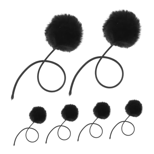 Gatuida 6 Stück Teiliges Katzenspielzeug mit Glocke Ersatzbälle für Katzenkratzbaum Langlebige Sichere Plüsch spielzeuge für Indoor kätzchen Wackelnde Katzenbälle in Schwarz Robust und Gatuida 6 Stück Teiliges Katzenspielzeug mit Glocke Ersatzbälle für Katzenkratzbaum Langlebige Sichere Plüsch spielzeuge für Indoor kätzchen Wackelnde Katzenbälle in Schwarz Robust und von Gatuida