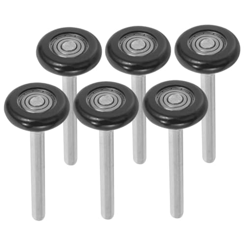 Gatuida 6 Stück Teiliges Nylon Garagentor Geräuscharm Vibrationsarm Langlebig Ersatzrollen für Garagentore Einfache Montage Stabil und Kompakt Geeignet für Schiebetüren und Rolltore von Gatuida