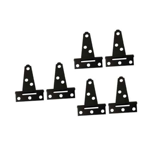 Gatuida 6 Stück Teiliges T Form Türscharnier aus Carbonstahl Verzinkt Robust und Rostfrei Geeignet für Schränke Türen Möbel und DIY Projekte Geräuscharm und Einfach zu Montieren von Gatuida