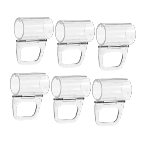 Gatuida 6 Stück Teiliges Transparente Schnurlose Rollos Klemmen Stabile Griffe zum Einfachen Herunterziehen von Fensterrollos Einsetzbare Blind Curtain Fixing Clips Einfache Montage Gatuida 6 Stück Teiliges Transparente Schnurlose Rollos Klemmen Stabile Griffe zum Einfachen Herunterziehen von Fensterrollos Einsetzbare Blind Curtain Fixing Clips Einfache Montage von Gatuida