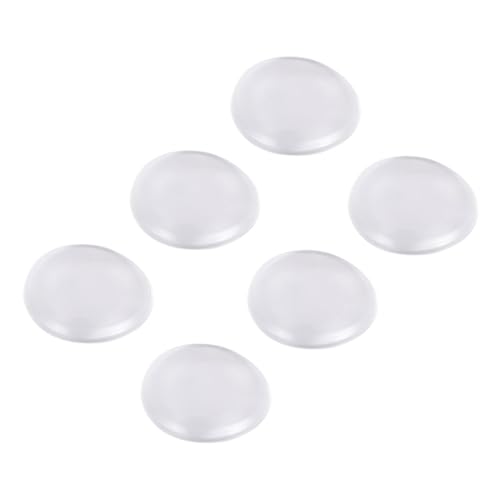 Gatuida 6 Stück Teiliges Transparente Silikon Wandpuffer Selbstklebend Geräuschdämpfender Türstopper für Türknäufe Kühlschranktüren Möbel Wandenschutz Elastischer Türschutz für Zuhause von Gatuida