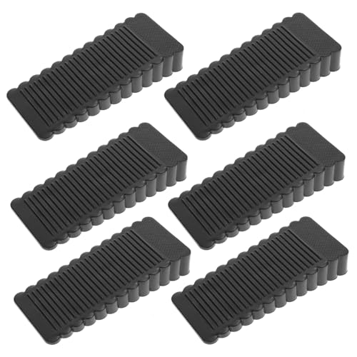 Gatuida 6 Stück Teiliges Türstopper Sicherem PVC Kindersicherer Türkeil für Zuhause Schützt vor Fingerklemmen Verhindert Zugluft und Türbewegung für Kinderzimmer und Innenräume von Gatuida