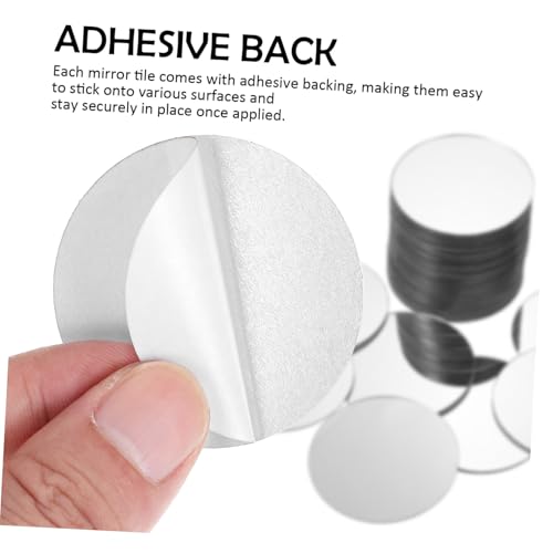 Gatuida 60 Stück Kleine Runde Acrylspiegel Selbstklebend Spiegelmosaik Fliesen für Bastelarbeiten Wanddeko Tischdekoration DIY Spiegelstücke Gatuida 60 Stück Kleine Runde Acrylspiegel Selbstklebend Spiegelmosaik Fliesen für Bastelarbeiten Wanddeko Tischdekoration DIY Spiegelstücke von Gatuida