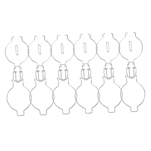 Gatuida 6stücke Teiliges Glas Einmachglas Verschlussclips Edelstahl Verschluss Für Luftdichte Gläser Praktische Dosenverschluss-Haken Für Marmelade Und Einmachbedarf von Gatuida