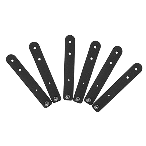 Gatuida 6stücke Lederkabel-organizer Für Datenleitungen Kabelmanagement-klammern Kabel-organizer Leder-schnallenbinder Datenleitungszubehör von Gatuida