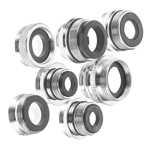 Gatuida 7 Stück Hochwertiges Teiliges Wasserhahnadapter Set für Gartenschläuche Stabiler Kupferadapter für Waschmaschinen und Küchenarmaturen Passend für Gängige und Installieren Gatuida 7 Stück Hochwertiges Teiliges Wasserhahnadapter Set für Gartenschläuche Stabiler Kupferadapter für Waschmaschinen und Küchenarmaturen Passend für Gängige und Installieren von Gatuida