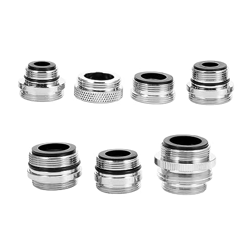 Gatuida 7Stücke Teiliges Wasserhahn Adapter Set Messing Männlicher Wasserhahnadapter für Wasserfilter und Gartenschlauch Robuste und Langlebige Verbindungslösungen Gatuida 7Stücke Teiliges Wasserhahn Adapter Set Messing Männlicher Wasserhahnadapter für Wasserfilter und Gartenschlauch Robuste und Langlebige Verbindungslösungen von Gatuida