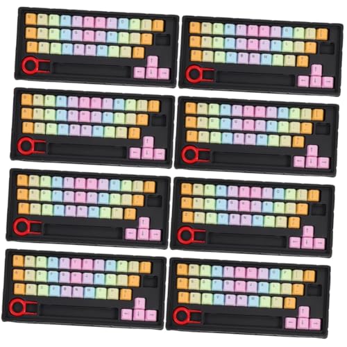 Gatuida 8 Sätze Tastenkappe Pudding Ornament-Sets Tastatur Für Computer Tastaturschutz Tastatur Bunt Kirsche Tastatur Computertastaturen Beleuchtete Tastatur Schmücken Haushalt Abs von Gatuida