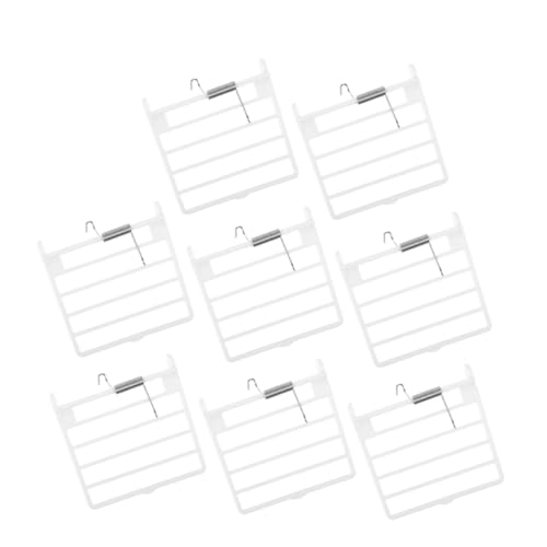 Gatuida 8 Stück Austauschbare Käfigtüren Für Haustiere: Federtüren Mit Fester Struktur Für Futterboxen – Ersatzteile Für Taubenkäfige Zur Befestigung Futterspenders Gatuida 8 Stück Austauschbare Käfigtüren Für Haustiere: Federtüren Mit Fester Struktur Für Futterboxen – Ersatzteile Für Taubenkäfige Zur Befestigung Futterspenders von Gatuida