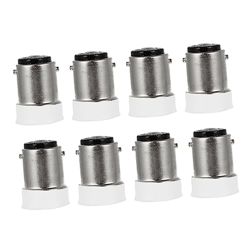 Gatuida 8 Stück Lampenadapter Robuste und Langlebige Glühbirnenkonverter für LED Lampen Geeignet für Tischlampen Deckenlampen und Praktisch im Gebrauch von Gatuida