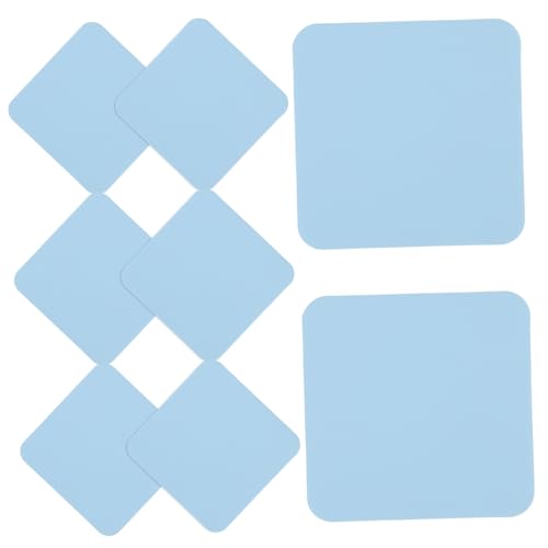 Gatuida 8 Stück Platzdeckchen Aus Silikon Multi Kochgeschirr Wasserkocher Ort Schüsseln Schalter Abtropfmatte Aus Stein Pfannenhalter Für Heiße Speisen Tragbar Konstante Sky-Blue Kieselgel von Gatuida