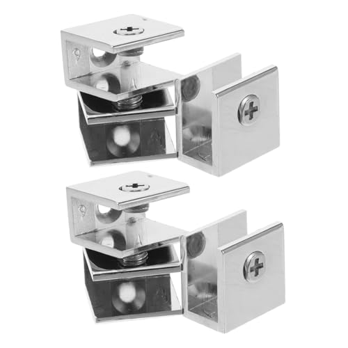Gatuida 8 Stück Teiliges Glas klemmhalter Verstellbar für Glasplatten und Trennwände Stabile Metall Glasklemmen für Badezimmer Büro und Zuhause Sichere Befestigung für Glasplatten und Gatuida 8 Stück Teiliges Glas klemmhalter Verstellbar für Glasplatten und Trennwände Stabile Metall Glasklemmen für Badezimmer Büro und Zuhause Sichere Befestigung für Glasplatten und von Gatuida