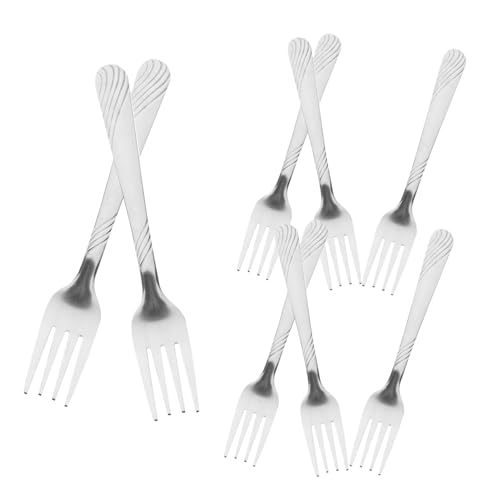 Gatuida 8 Stück Teiliges Set Wiederverwendbarer Gabeln Hochwertige Steakgabeln für Restaurants und Dinnerpartys Spülmaschinenfest Ergonomisches Design für Barbecues und Pasta Gerichte Gatuida 8 Stück Teiliges Set Wiederverwendbarer Gabeln Hochwertige Steakgabeln für Restaurants und Dinnerpartys Spülmaschinenfest Ergonomisches Design für Barbecues und Pasta Gerichte von Gatuida