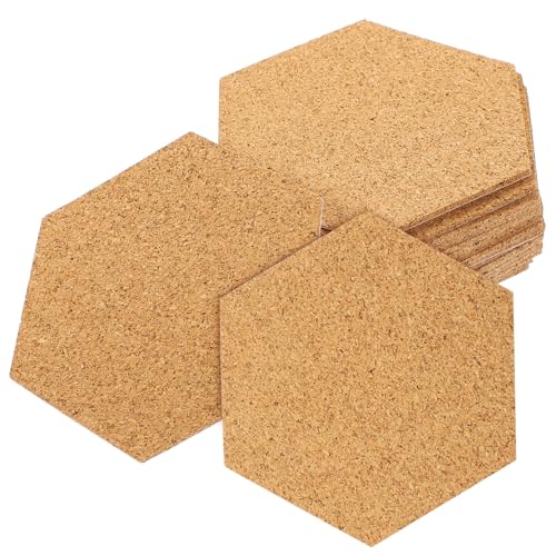 Gatuida 80 Stück Selbstklebende Korkuntersetzer Dicke Vielseitige Korkplatten für Wanddekoration und Bastelprojekte zum Schutz von Möbeln Geräuschreduzierung von Gatuida