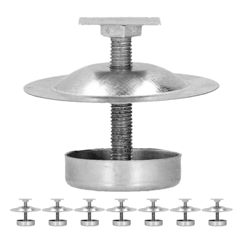 Gatuida 8er-Set Beutenfüße aus Edelstahl – Verstellbare Ständer für Imker – Stabiler Bienenstockhalter im Gartenbereich von Gatuida