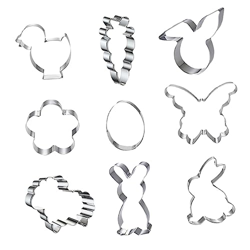 Gatuida 9 Stück Teiliges Biscuit Ausstecher Set Designs mit Schaf Hase Karotte für DIY Kekse Backformen Lebensmittelecht Langlebig Vielseitig für Fondant Teig Gemüse und Obst Gatuida 9 Stück Teiliges Biscuit Ausstecher Set Designs mit Schaf Hase Karotte für DIY Kekse Backformen Lebensmittelecht Langlebig Vielseitig für Fondant Teig Gemüse und Obst von Gatuida