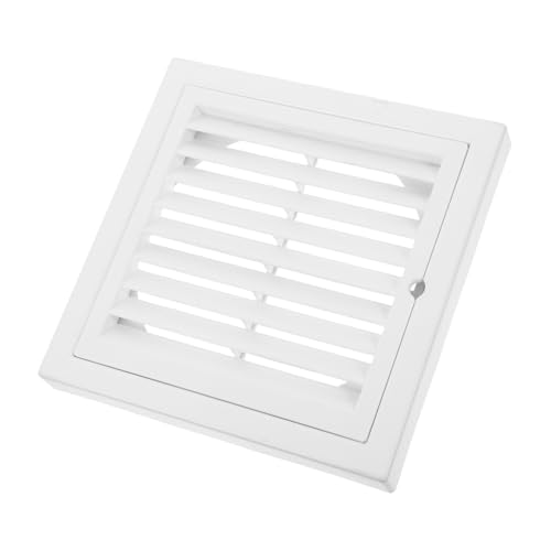 Gatuida Abs Lüftungsgitter mit Lamellen für Badezimmer und Balkon Langlebiger Staubfilter für Quadratischen Decken Wandlüfter Staubdicht Robust und Geeignet für Abluftventilation von Gatuida