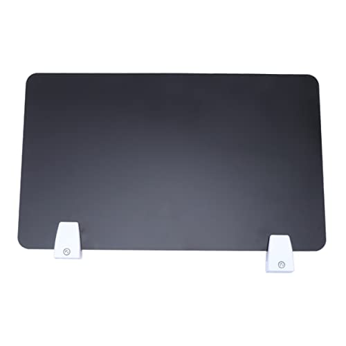 Gatuida Acryl Schreibtischteiler Schwarz Büro Desktop Trennwand Praktischer Office Raumteiler Testabtrennung Privatsphäre Arbeitsplatz von Gatuida
