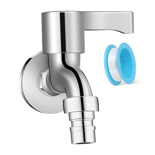 Gatuida Alloy Kupfer Waschmaschinen Wasserhahn Auslaufsicher mit Dichtungen Langlebig Robust Einfache Installation Präzise Wasserregelung für Garten Waschraum Außenbereich Gatuida Alloy Kupfer Waschmaschinen Wasserhahn Auslaufsicher mit Dichtungen Langlebig Robust Einfache Installation Präzise Wasserregelung für Garten Waschraum Außenbereich von Gatuida