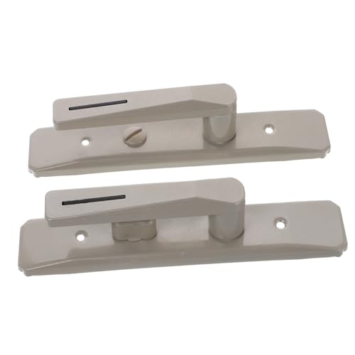 Gatuida Aluminium Türgriff mit Schloss Robuster Türdrücker für Schlafzimmer und Innentüren Einfache Montage Rostfreier Sicherer Ersatz für Wohnungs und Badezimmer Türschlösser Satinierte von Gatuida