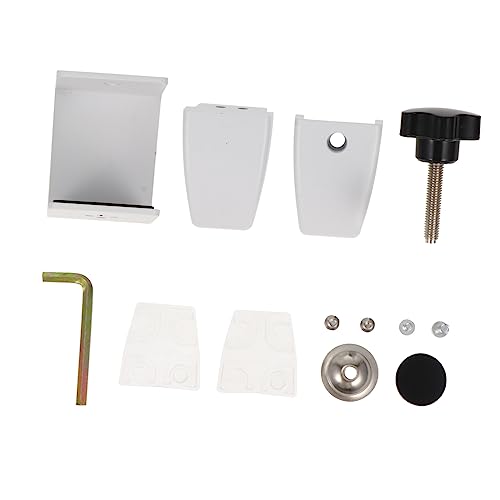 Gatuida Aluminiumlegierung Tischtrennwand Clip Verstellbarer Desktop Trennwand Halter für Glasplatten Mobiler und Bohrfreier Bildschirmteiler für Privatsphäre von Gatuida