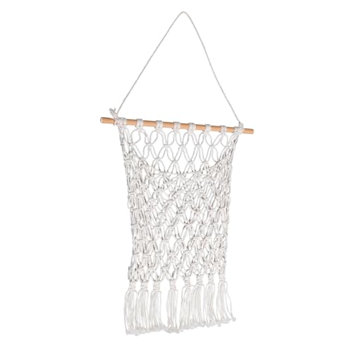 Gatuida An der Wand montierte Lagernetz-Tasche Netzaufbewahrungsbeutel für Aufbewahrungskorb für die Wand Mesh Organizer -Taschen Aufbewahrung von Wandkörben Baumwollseil Beige Gatuida An der Wand montierte Lagernetz-Tasche Netzaufbewahrungsbeutel für Aufbewahrungskorb für die Wand Mesh Organizer -Taschen Aufbewahrung von Wandkörben Baumwollseil Beige von Gatuida