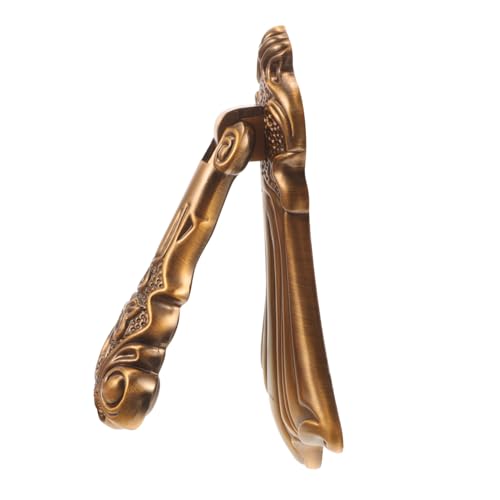 Gatuida Antiker Türklopfer aus Zinklegierung Langlebig und Installieren Ergonomischer Griff mit Glatter Oberfläche Dekorativer Türbeschlag für Haustüren Stabile und Zufällige Farbe von Gatuida