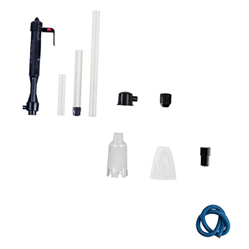 Gatuida Aquarium Wasserwechsler mit Adapter Elektrische Pumpe für von Fischbehältern Teleskopierbares Design zum Wasserwechsel Schmutz und Fischkotabsaugung Europäischem Stecker von Gatuida