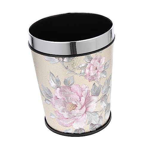 Gatuida Badezimmer Mülleimer Weiden Retro-mülleimer Drücken Liner Mülleimer Kann Toiletteneimer Kleiner Toilettenmülleimer Große Mülltonne Büromüll Berührungslos Auto-mülleimer Papier Abs von Gatuida