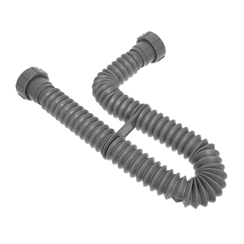 Gatuida Erweiterbares Flexibles Abflussrohr 1 1/2 für Küchenspülen 45mm Innengewinde Verstellbar Siphon Einfache Installation Kompatibel mit Waschbecken von Gatuida