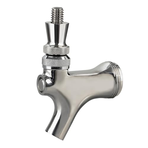 Gatuida Bierfasshahn aus Edelstahl und Messing Rostfrei Glänzend nicht Verstellbar Langlebig für Zuhause Bar und Restaurant Praktischer Ausgießer für Bierfässer Gatuida Bierfasshahn aus Edelstahl und Messing Rostfrei Glänzend nicht Verstellbar Langlebig für Zuhause Bar und Restaurant Praktischer Ausgießer für Bierfässer von Gatuida