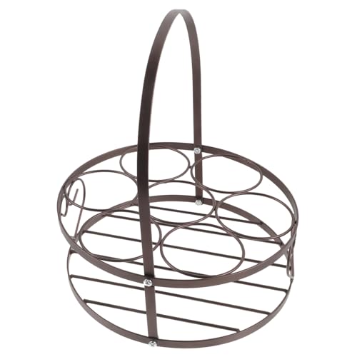 Gatuida Bierflaschenhalter Tragbarer Flaschenträger Bierkorb Flaschenhalter für Bar Ktv Weinflaschen Organizer Langlebig Bruchfest Kompakt von Gatuida