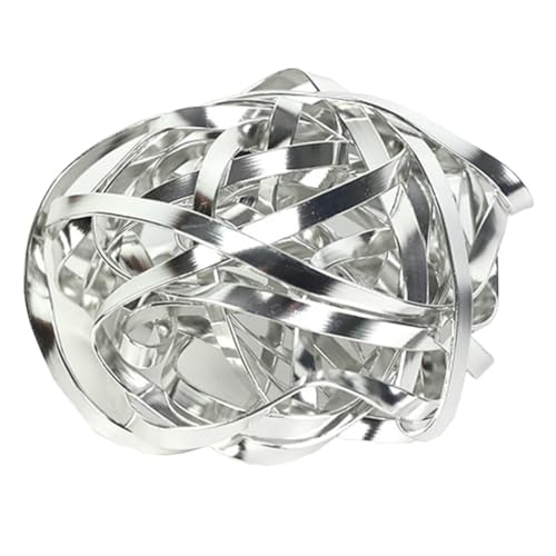 Gatuida Blumengitter Vase Metall Silber Verstärkt Flexibel Verformbar Blumenarrangement Fixiernetz Vielseitiges Steckigel Zubehör für Blumenvasen und Körbe von Gatuida