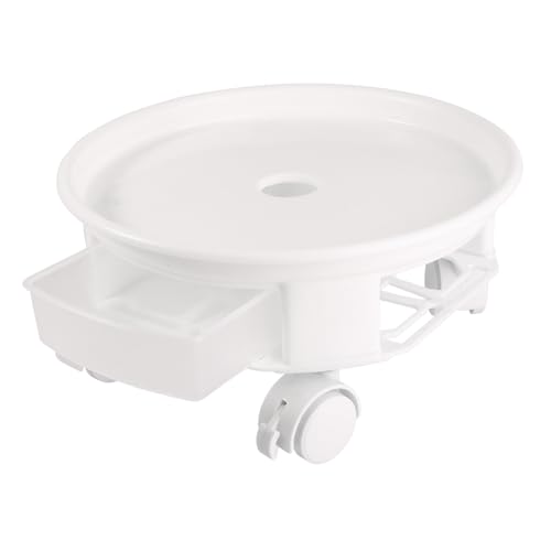 Gatuida Blumentopfständer Rund mit Drehbaren und Bremse Robuster Kunststoff Pflanzenroller für Balkon und Garten Verschleißfestes Outdoor Pflanzgefäß mit Rutschfester Oberfläche und Gatuida Blumentopfständer Rund mit Drehbaren und Bremse Robuster Kunststoff Pflanzenroller für Balkon und Garten Verschleißfestes Outdoor Pflanzgefäß mit Rutschfester Oberfläche und von Gatuida