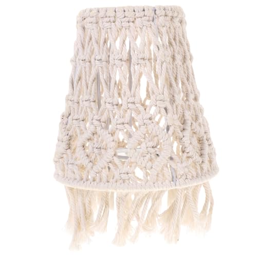 Gatuida Boho Lampenschirm Handgewebt Ersatz Lampenschirm für Tisch und Schreibtischlampen Rustikaler Dekorativer Leuchtenschirm für Wohnzimmer Schlafzimmer Büro und Hotelgebrauch von Gatuida