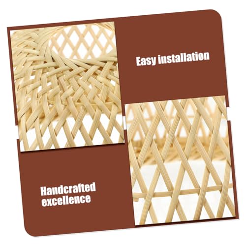 Gatuida Boho Lampenschirm Vintage Stil Dekorativer Rattan Lampenschirm für Tisch Deckenlampen Handgefertigt für Wohnzimmer Schlafzimmer Esszimmer Beige Gatuida Boho Lampenschirm Vintage Stil Dekorativer Rattan Lampenschirm für Tisch Deckenlampen Handgefertigt für Wohnzimmer Schlafzimmer Esszimmer Beige von Gatuida