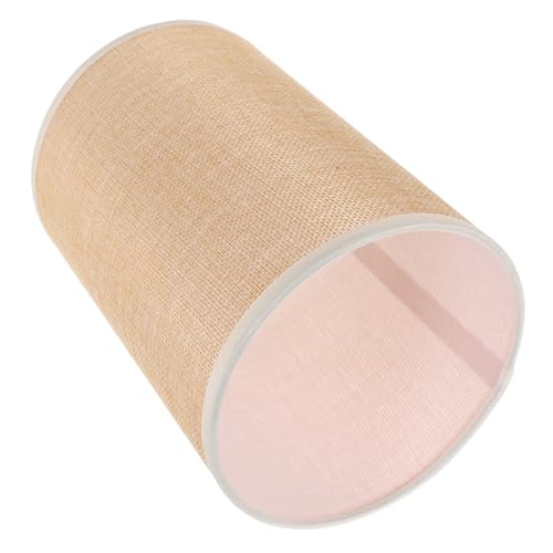 Gatuida Boho Lampenschirm aus Leinenstoff Trommel form Handgewebt Weiches Licht für Nachttisch Stehlampen Eleganter Lampenschirm für Gästezimmer und Essbereich von Gatuida