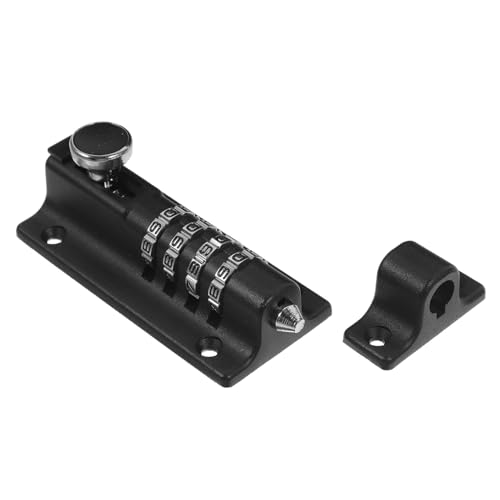 Gatuida Bolzenschloß inoxlm keyless door lock garagentor verriegelung Kombinationsriegelschloss automatische Türverriegelung Schlösser Passcode-Türschloss Laufbolzen Zinklegierung Black von Gatuida