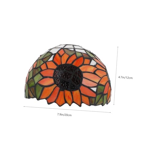Gatuida Buntes Glas Lampenschirm Deckenleuchte Abdeckung Fassung Wohnraum Wohnzimmer Schlafzimmer Kinderzimmer Lampenschirm Deckenleuchte Zubehör Gatuida Buntes Glas Lampenschirm Deckenleuchte Abdeckung Fassung Wohnraum Wohnzimmer Schlafzimmer Kinderzimmer Lampenschirm Deckenleuchte Zubehör von Gatuida