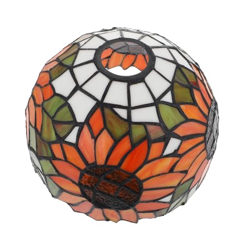 Gatuida Buntglas Lampenschirm für Deckenleuchte Pendelleuchte mit Fassung Einfache Montage Staubgeschützt Warmes Licht für Wohnzimmer Schlafzimmer Dekoration Gatuida Buntglas Lampenschirm für Deckenleuchte Pendelleuchte mit Fassung Einfache Montage Staubgeschützt Warmes Licht für Wohnzimmer Schlafzimmer Dekoration von Gatuida
