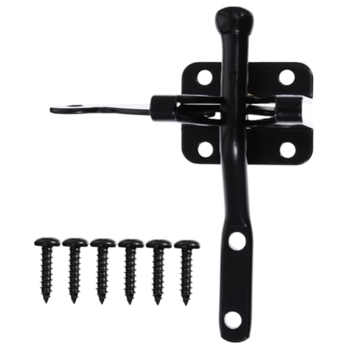 Gatuida Carbonstahl Torriegel Gartentor Riegel mit Automatischem Verschluss Rostfrei Pulverbeschichtet Robust für Holztore Außen Wetterbeständig Ersatz für Zaun und Gartentür Schwarz Gatuida Carbonstahl Torriegel Gartentor Riegel mit Automatischem Verschluss Rostfrei Pulverbeschichtet Robust für Holztore Außen Wetterbeständig Ersatz für Zaun und Gartentür Schwarz von Gatuida